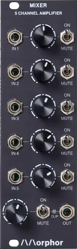 MORPHOR MIXER 5-CHANNEL AMPLIFIER