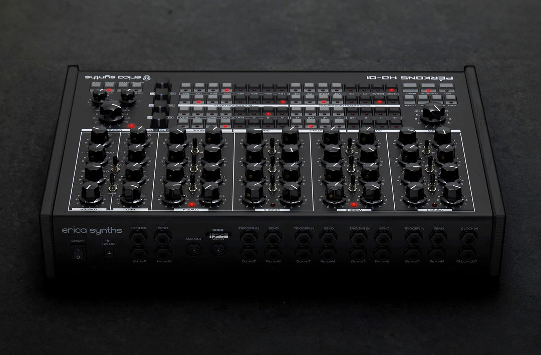ERICA SYNTHS PERKONS HD-01 DRUM MACHINE BLACK : B-STOCK