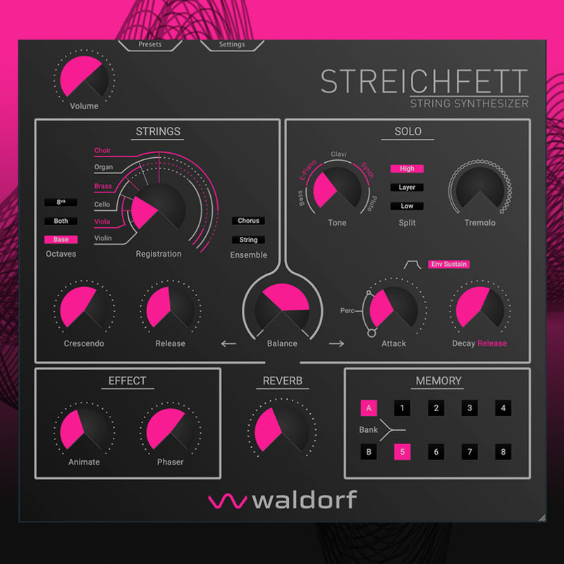 WALDORF STREICHFETT PLUGIN