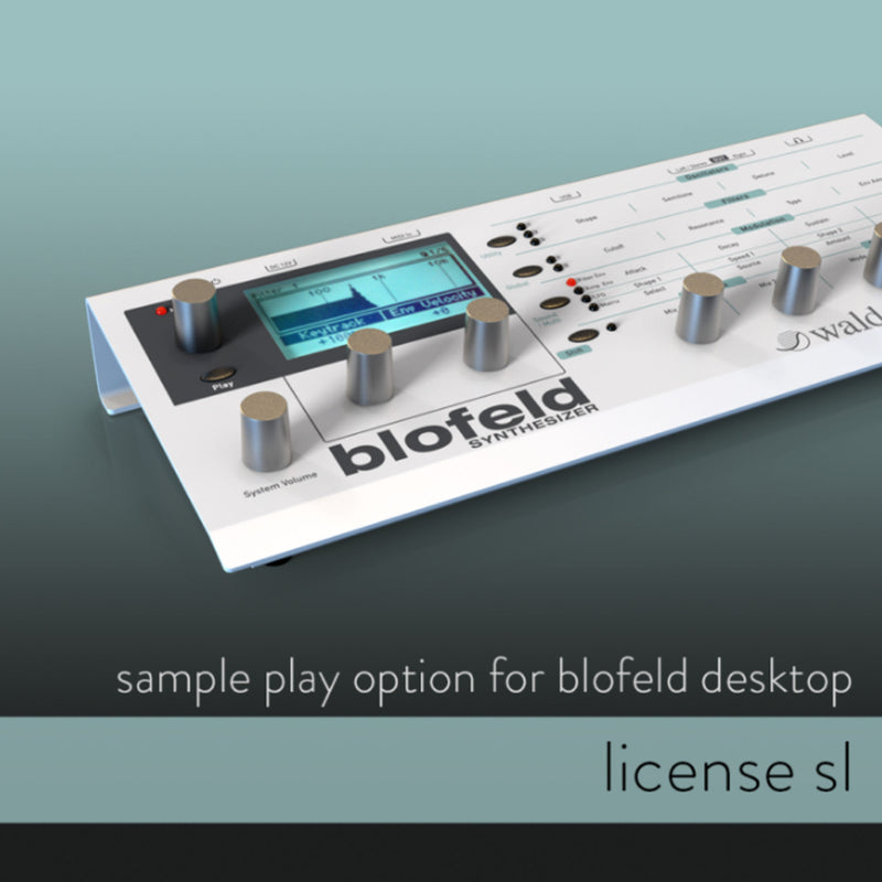 WALDORF LICENSE SL BLOFELD SAMPLE