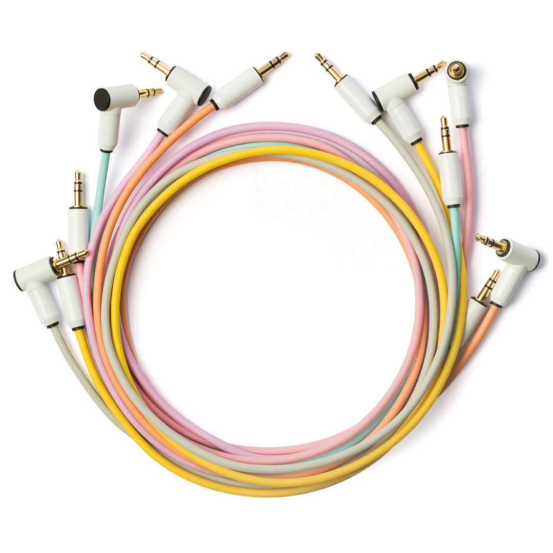MYVOLTS CANDYCORDS AUDIO CABLES 6-PACK 70cm