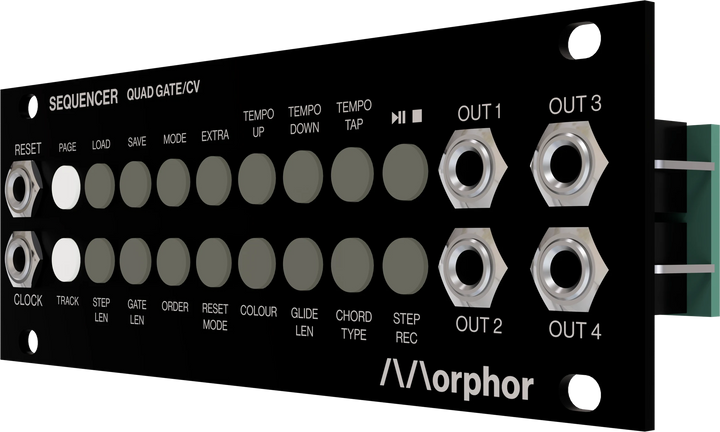 MORPHOR SEQUENCER QUAD GATE/CV 1U