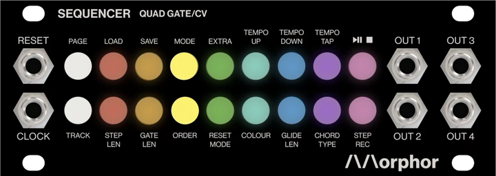 MORPHOR SEQUENCER QUAD GATE/CV 1U
