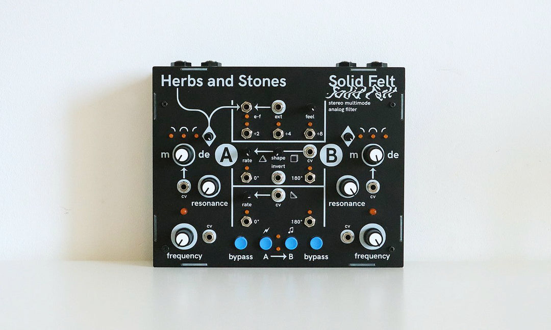 HERBS AND STONES SOLID FELT