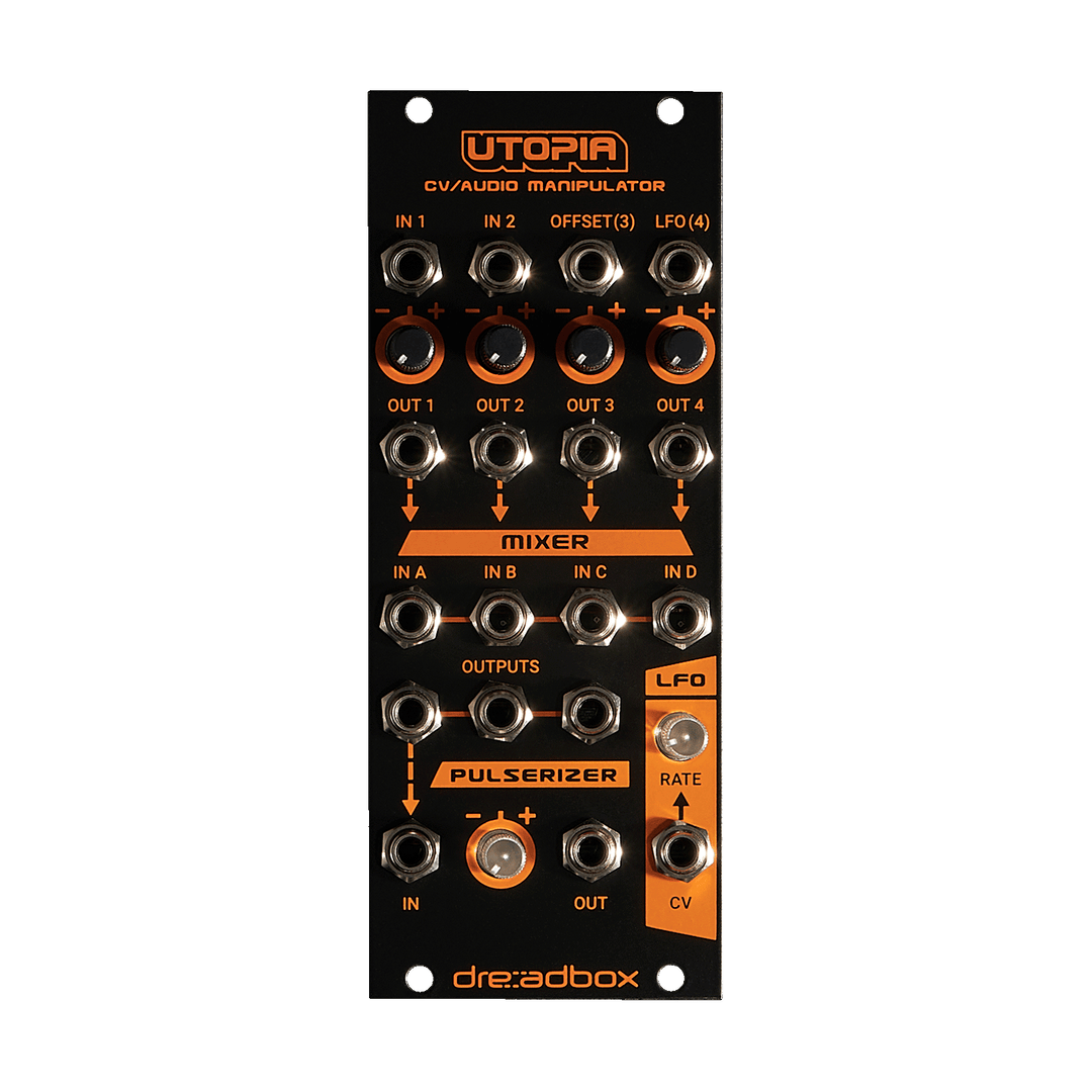 DREADBOX UTOPIA BLACK LIGHT MIXER OFFSET LFO