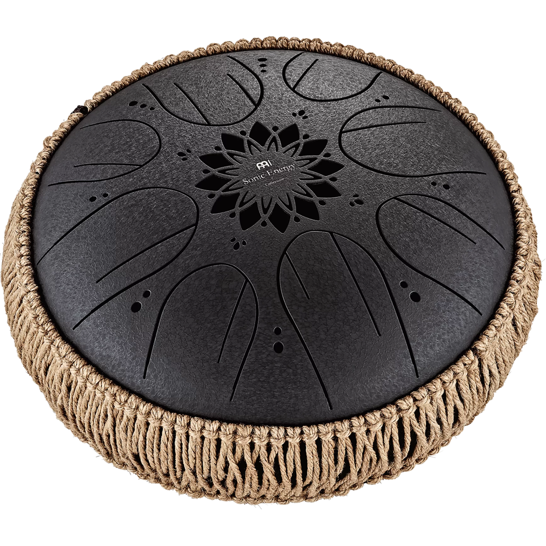 MEINL SONIC ENERGY BLACK 10" OCTAVE STEEL TONGUE DRUM 432HZ