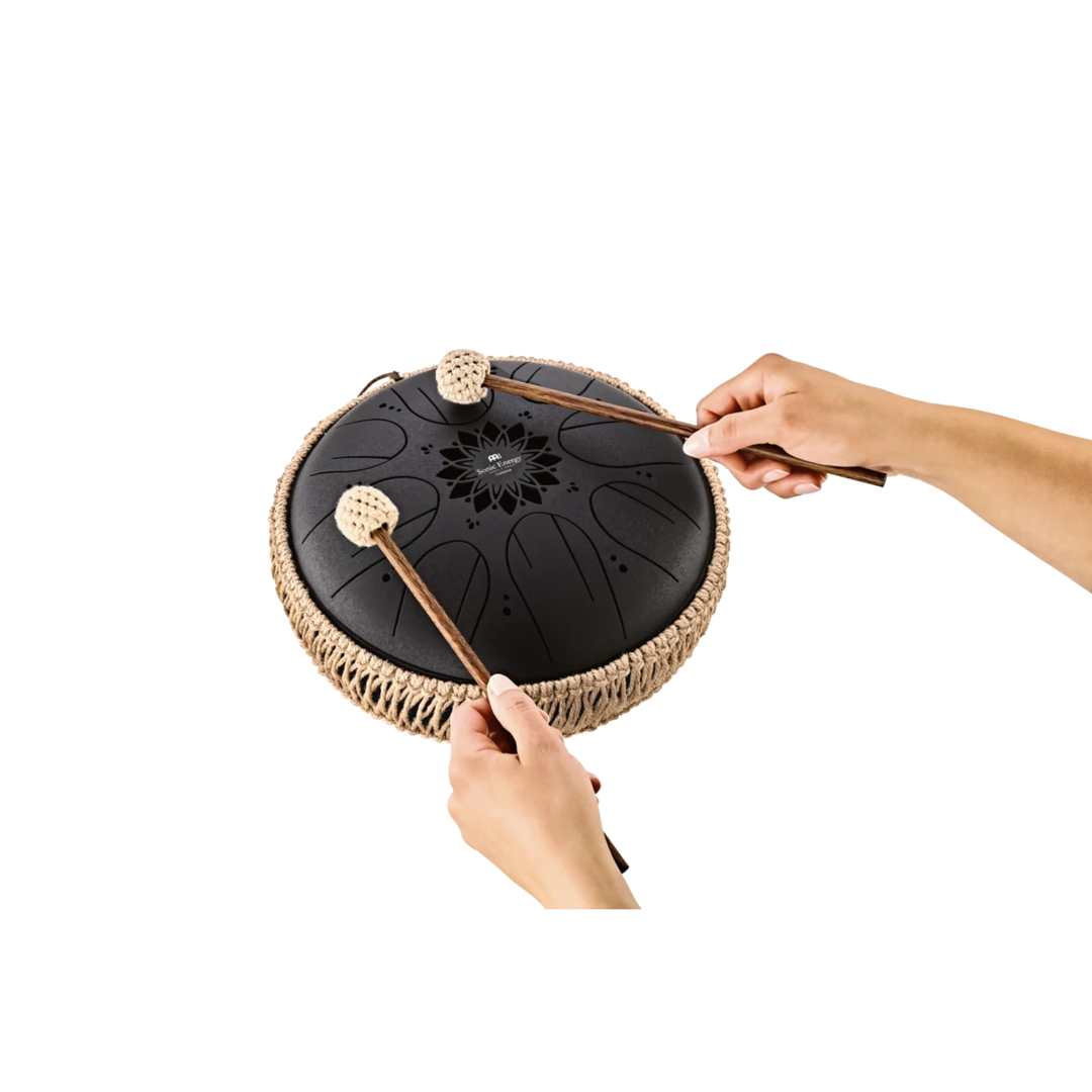MEINL SONIC ENERGY BLACK 10" OCTAVE STEEL TONGUE DRUM 432HZ