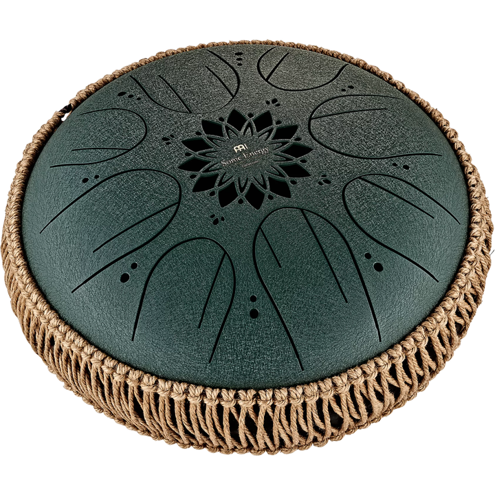 MEINL SONIC ENERGY DARK GREEN 10" OCTAVE STEEL TONGUE DRUM 432HZ