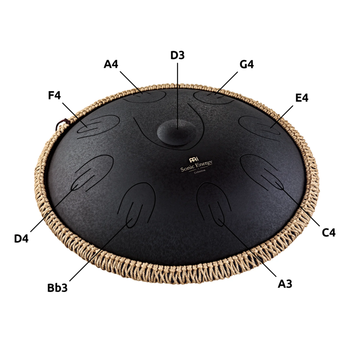 MEINL SONIC ENERGY 16" OCTAVE STEEL TONGUE DRUM BLACK