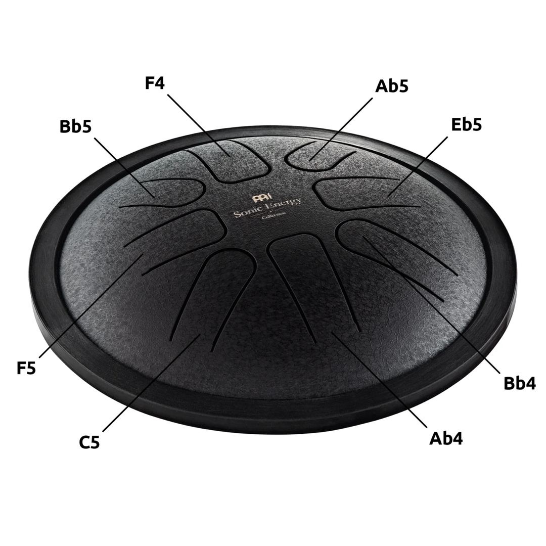 MEINL SONIC ENERGY 7" SMALL STEEL TONGUE DRUM BLACK
