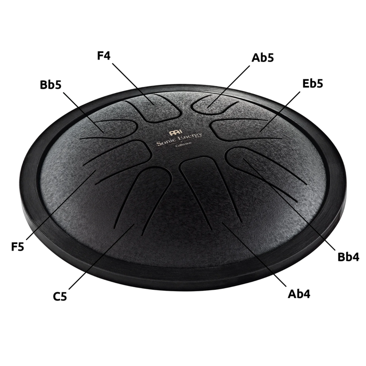 MEINL SONIC ENERGY 7" SMALL STEEL TONGUE DRUM BLACK