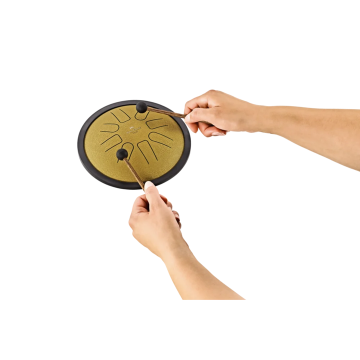 MEINL SONIC ENERGY 7" SMALL STEEL TONGUE DRUM GOLD