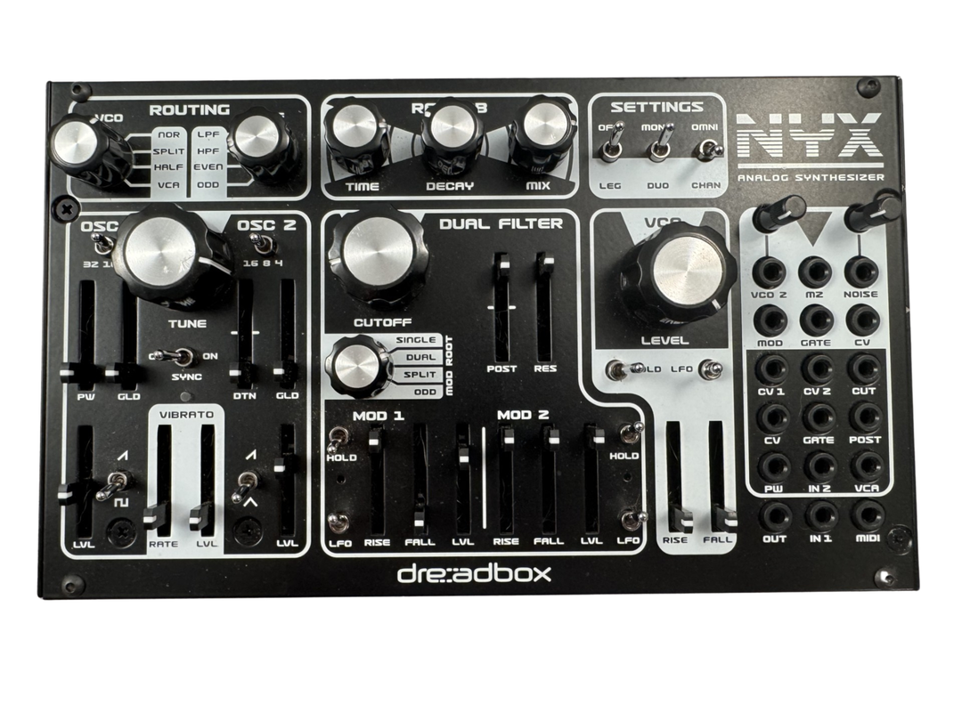 DREADBOX NYX REISSUE DUOPHONIC SYNTHESIZER : USED