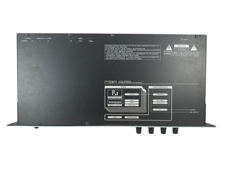 YAMAHA FS1R 8-OPERATOR FM SYNTH MODULE : USED