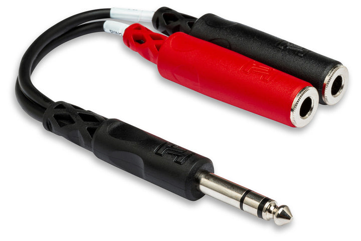 HOSA YPP-117 STEREO BREAKOUT 1/4 In TRS TO DUAL 1/4 In TSF
