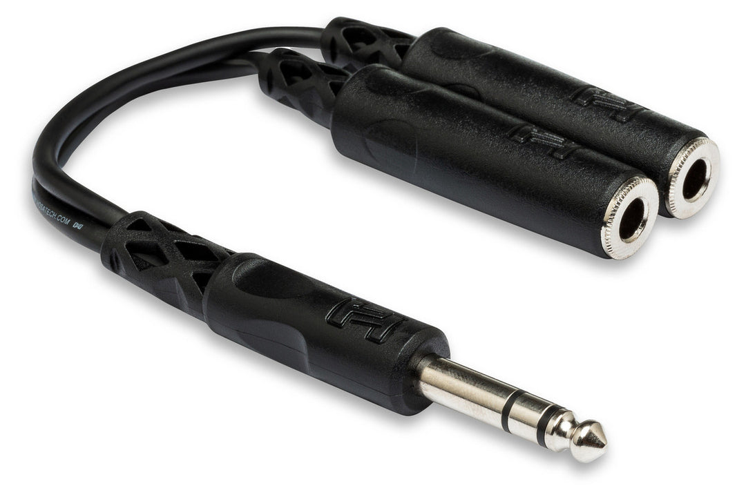HOSA YPP-118 ADAPTOR Y-CABLE 1/4 IN TRS to 1/4 IN TRSF