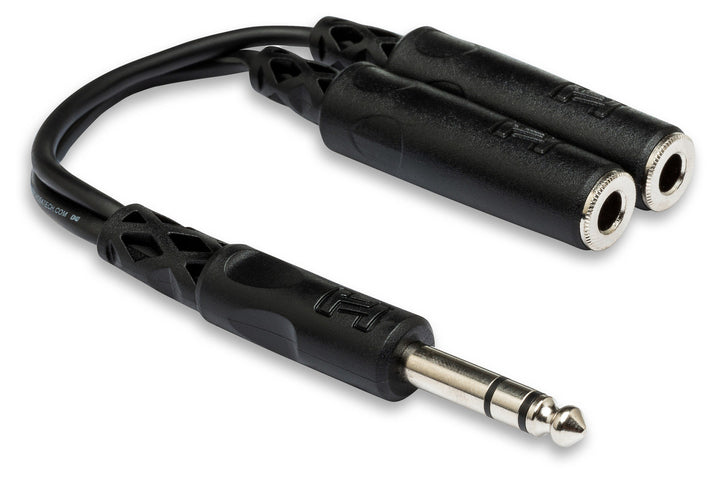 HOSA YPP-118 ADAPTOR Y-CABLE 1/4 IN TRS to 1/4 IN TRSF
