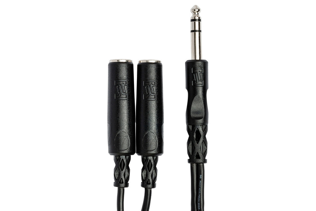HOSA YPP-118 ADAPTOR Y-CABLE 1/4 IN TRS to 1/4 IN TRSF