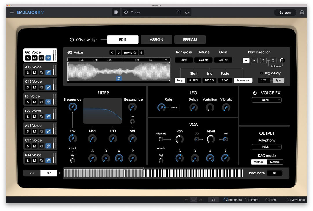 ARTURIA EMULATOR II V