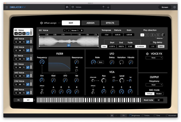 ARTURIA EMULATOR II V