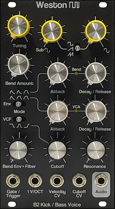 【2hp】Pluck black 2hp Pluck Black : B-Stock – Detroit Modular