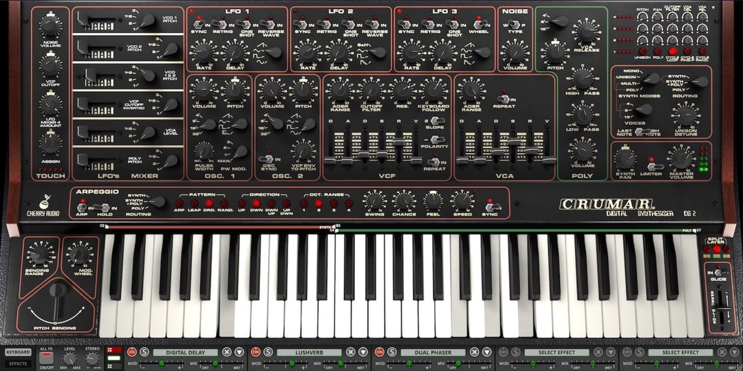 CHERRY AUDIO CRUMAR DS-2 SYNTHESIZER