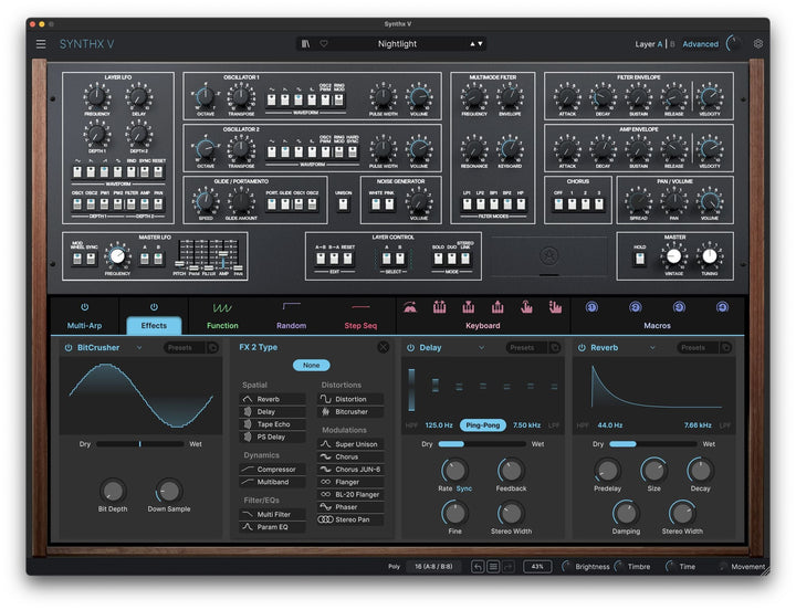 ARTURIA SYNTHX V