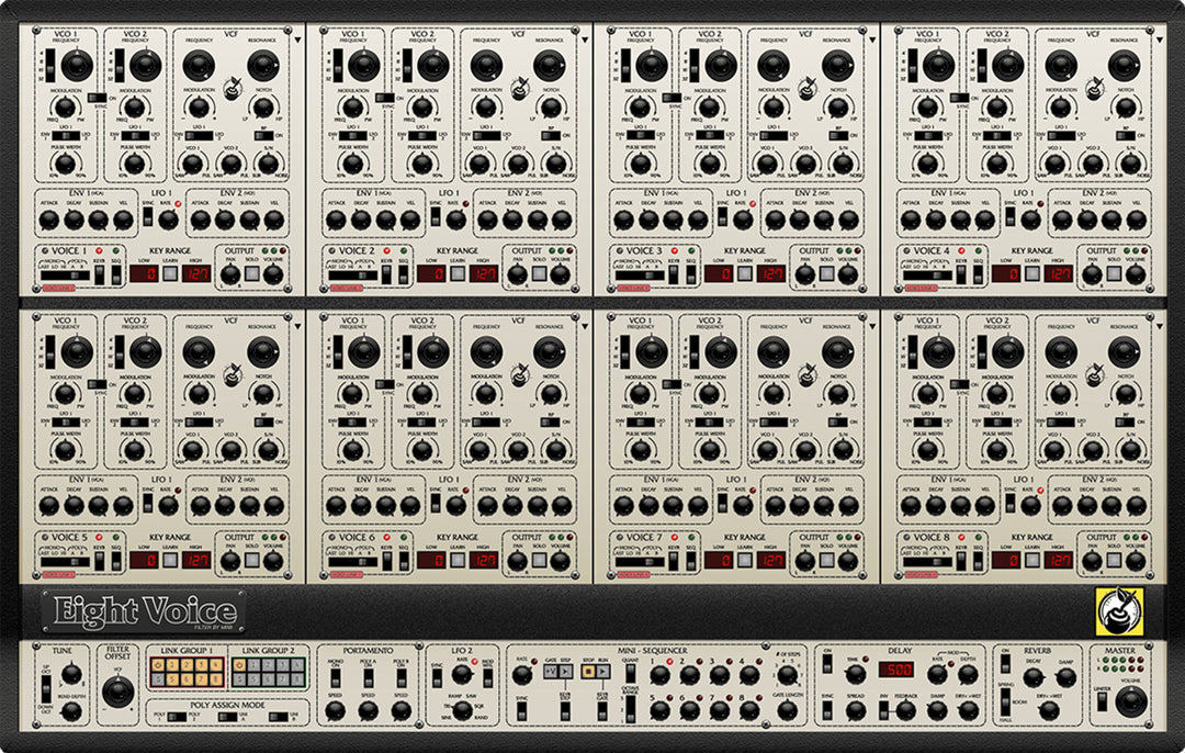CHERRY AUDIO EIGHT VOICE SYNTHESIZER
