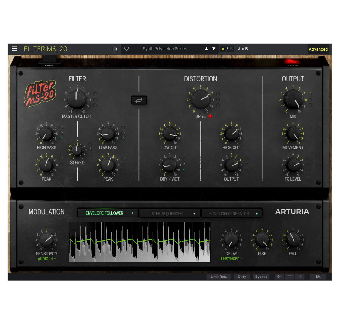 ARTURIA FILTER MS-20