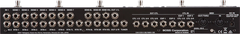 BOSS ES-8 EFFECTS SWITCHING SYSTEM