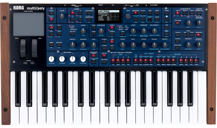 KORG MULTI/POLY ANALOG MODELING SYNTHESIZER