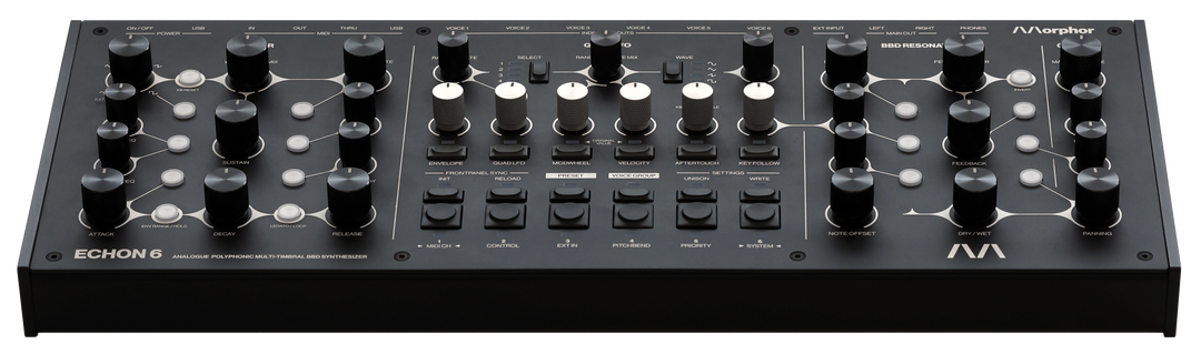MORPHOR ECHON 6 ANALOG POLYPHONIC BBD SYNTHESIZER