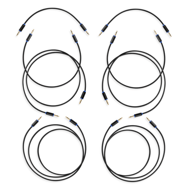 MYVOLTS CANDYCORDS HALO PATCH CABLES 8-PACK MULTI SIZED