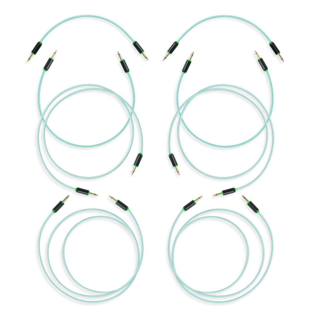 MYVOLTS CANDYCORDS HALO PATCH CABLES 8-PACK MULTI SIZED