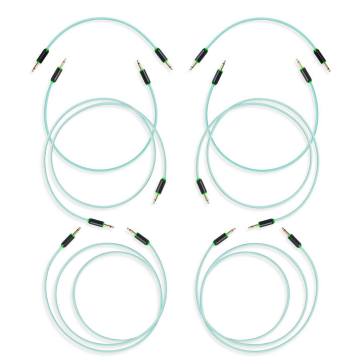 MYVOLTS CANDYCORDS HALO PATCH CABLES 8-PACK MULTI SIZED