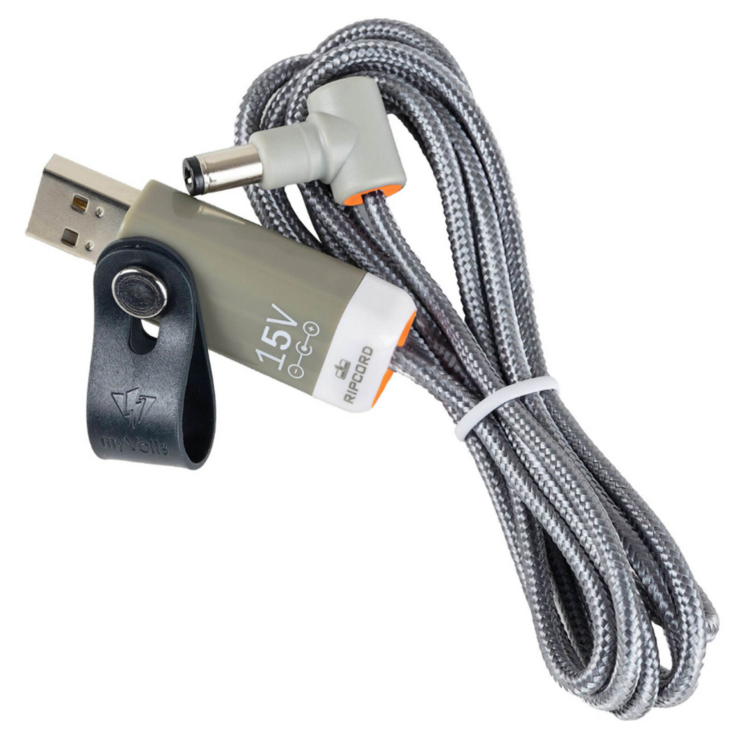 MYVOLTS RIPCORD USB TO 15V DC POWER CABLE CENTRE POSITIVE POLARITY