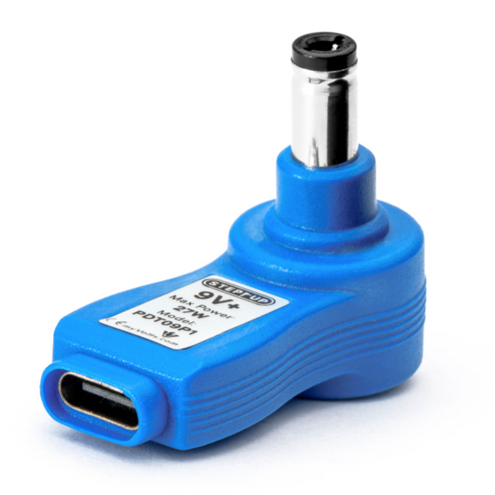 MYVOLTS USB-C PD STEP UP TIP c-ve 2.1mm/2.5mm