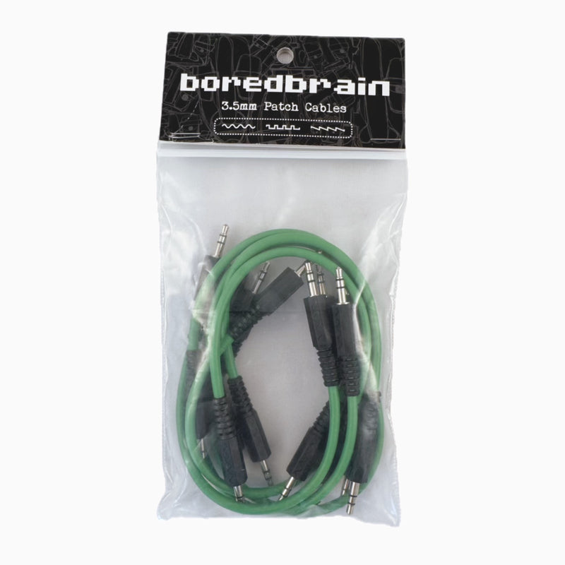 BOREDBRAIN MUSIC 6" 3.5mm TRS PATCH CABLES 8 PACK
