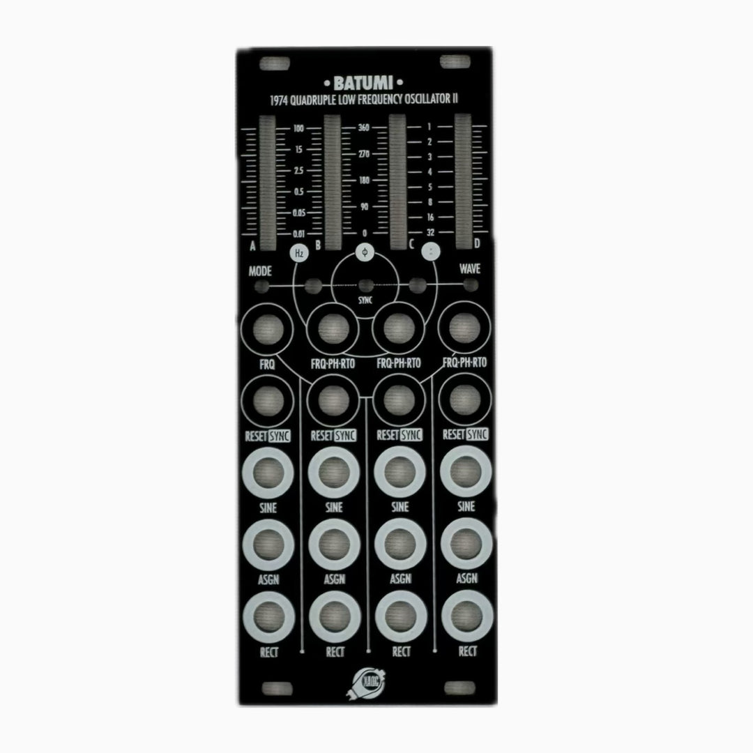 XAOC FACEPLATES BLACK PANEL