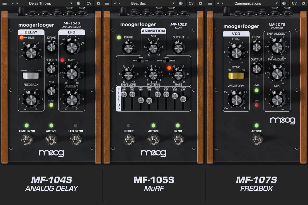 MOOG COMPLETE MOOGERFOOGER EFFECTS BUNDLE