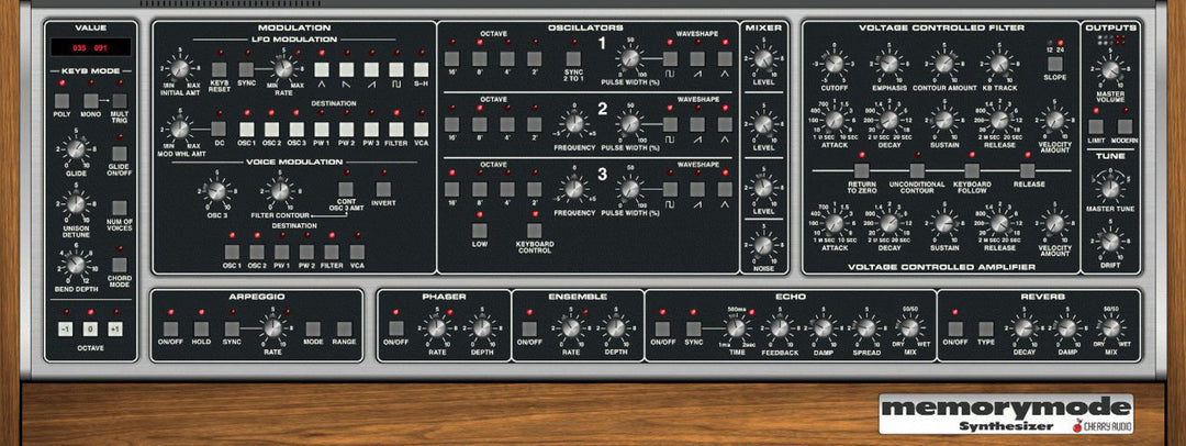 CHERRY AUDIO MEMORYMODE SYNTHESIZER