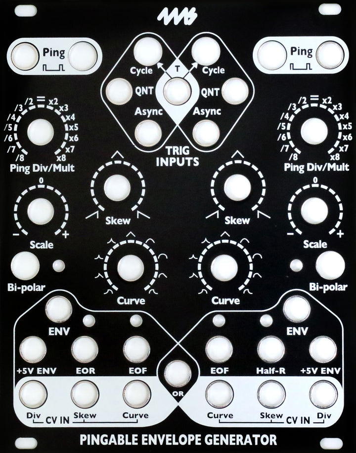 4MS BLACK FACEPLATES