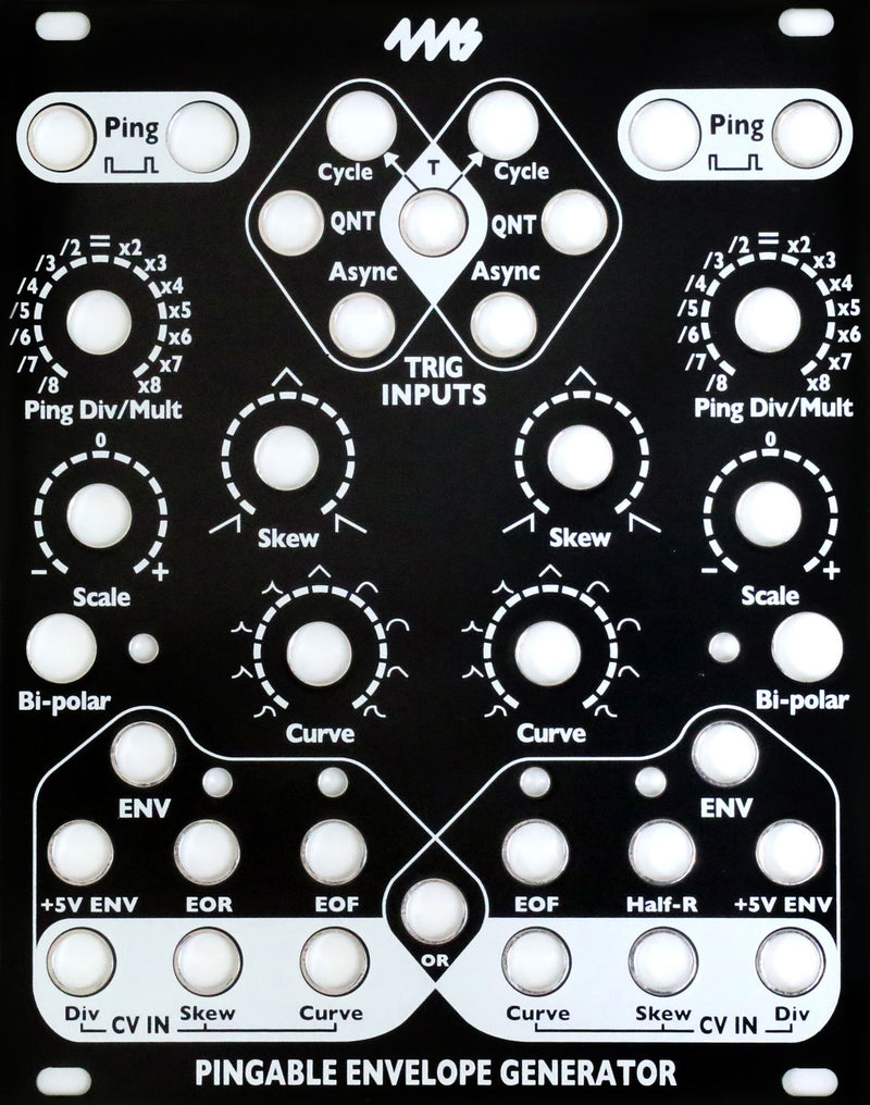 4MS BLACK FACEPLATES