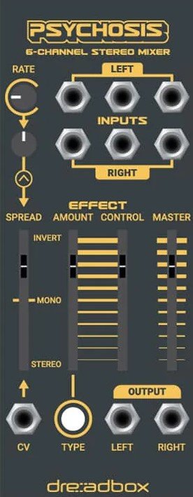 DREADBOX PSYCHOSIS 6 CHANNEL MIXER