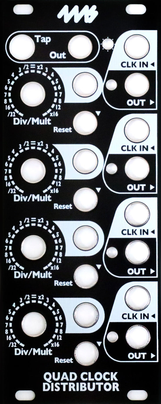 4MS BLACK FACEPLATES