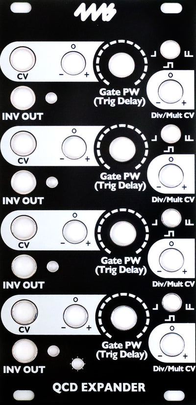 4MS BLACK FACEPLATES