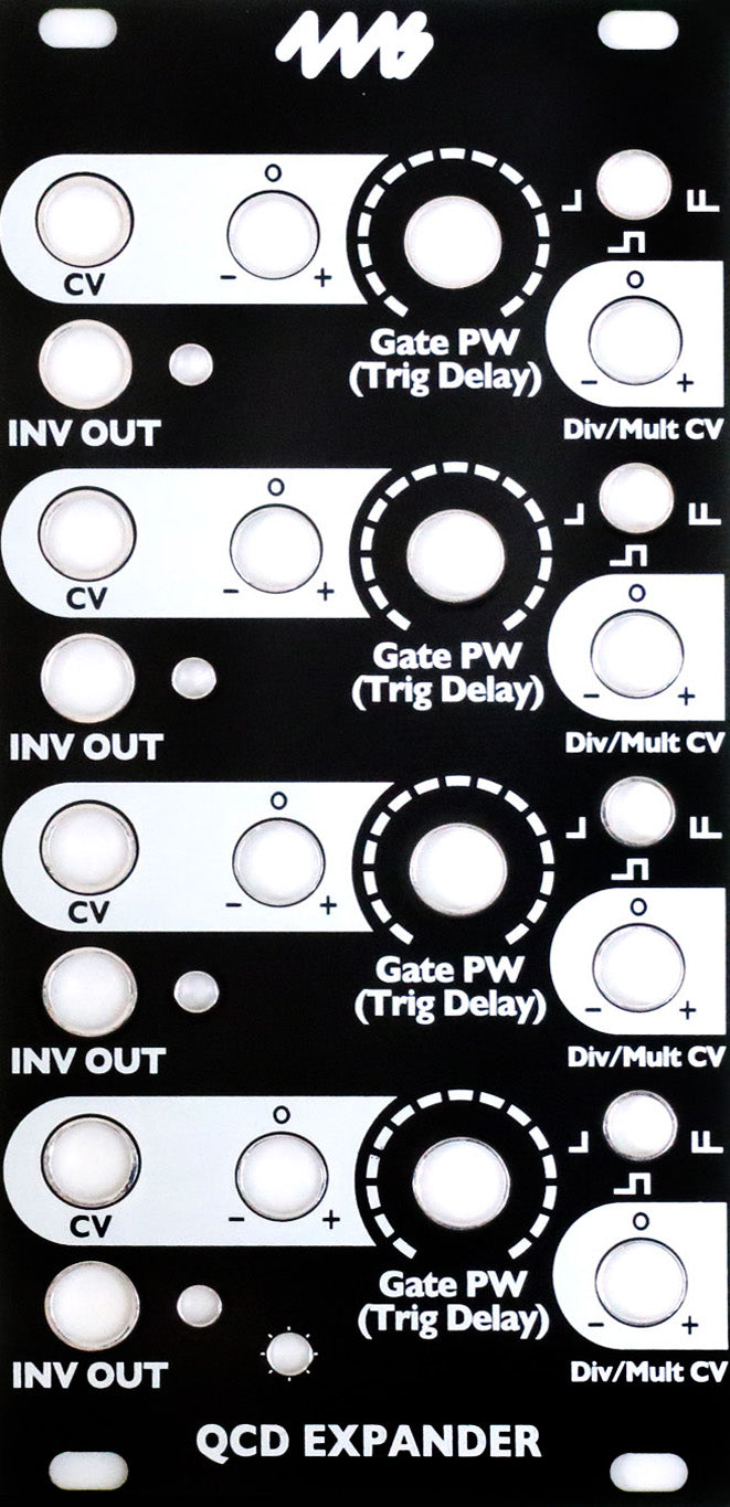4MS BLACK FACEPLATES