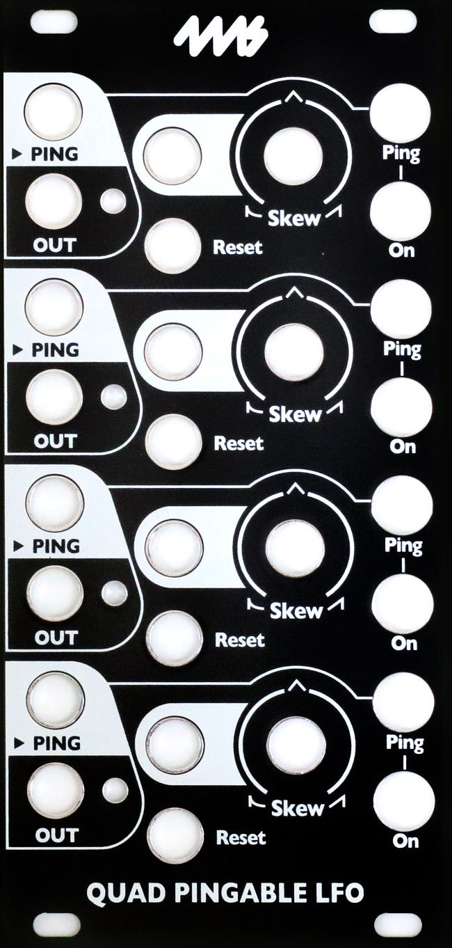 4MS BLACK FACEPLATES