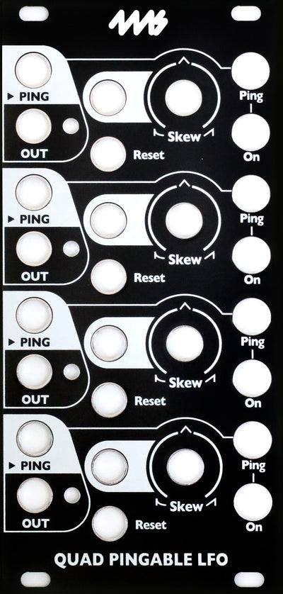 4MS BLACK FACEPLATES