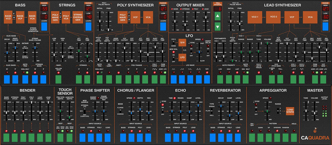 CHERRY AUDIO QUADRA SYNTHESIZER